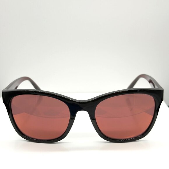 Armani Exchange AX4105SF Sunglasses Shiny Black Mirror Violet Women's *Note Pix* - Picture 2 of 13